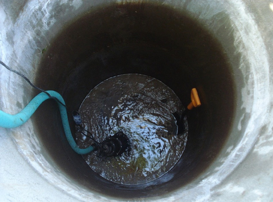 Мало воды в колодце