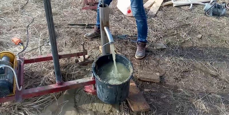 прокачка насосом
