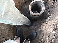 поломка обсадной трубы